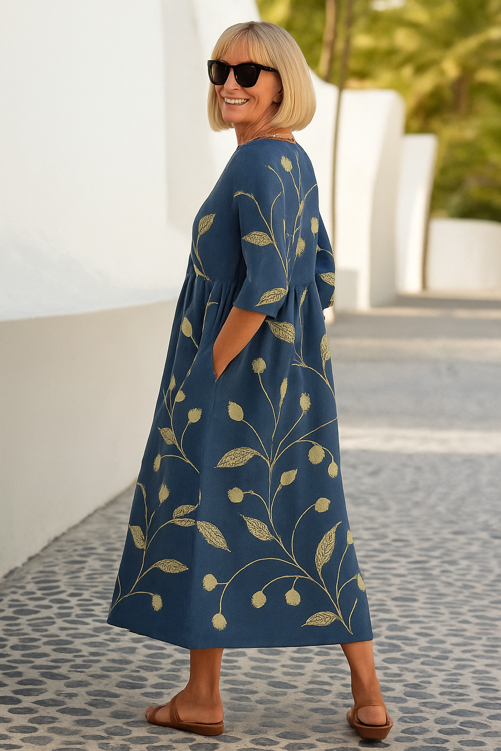 Lily | Vestido midi - Comodidad sin esfuerzo