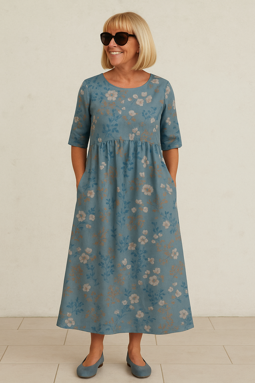 Lily | Vestido midi - Comodidad sin esfuerzo