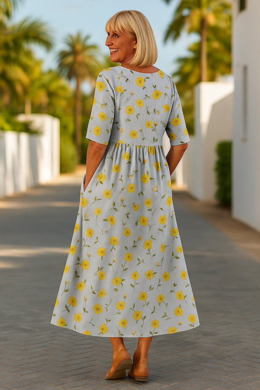 Lily | Vestido midi - Comodidad sin esfuerzo