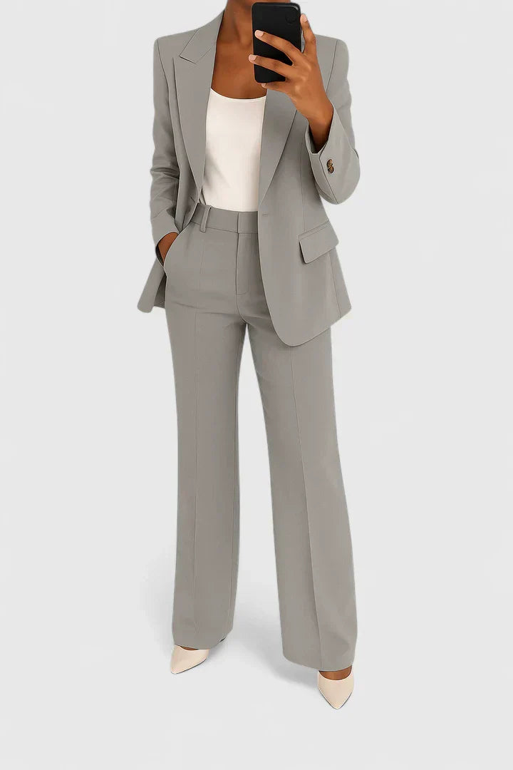 Palynette | Conjunto de Traje Elegante de Dos Piezas