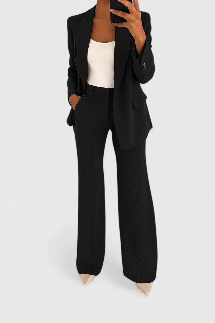 Palynette | Conjunto de Traje Elegante de Dos Piezas