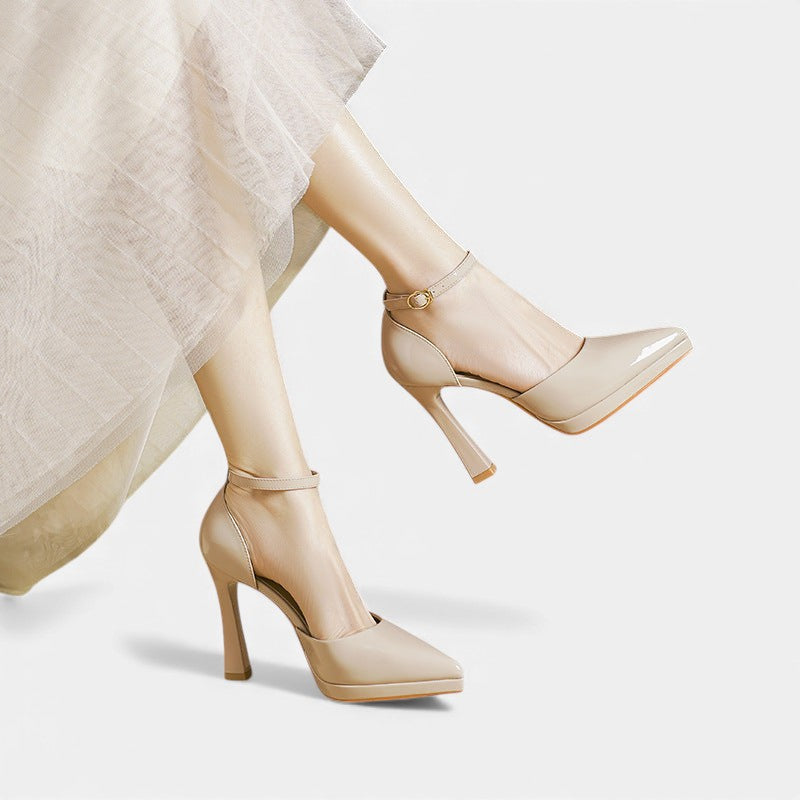 Evette Tacones de Cuero