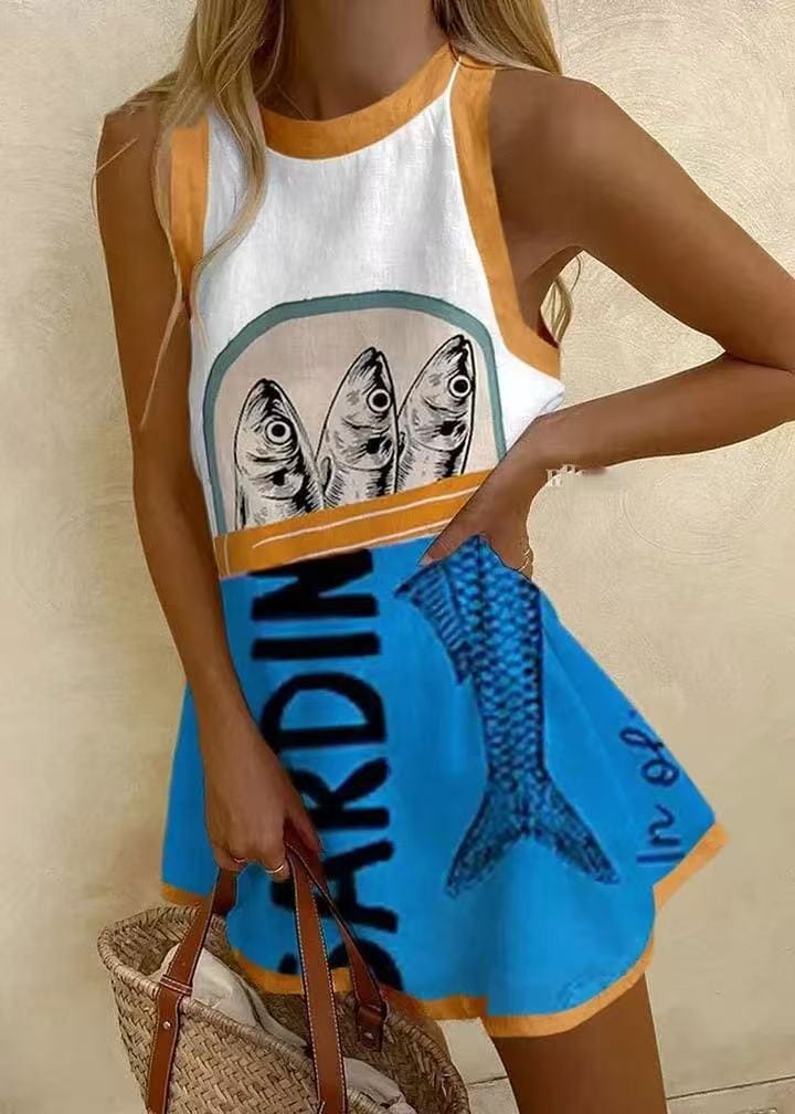 Minivestido de lino Aila™