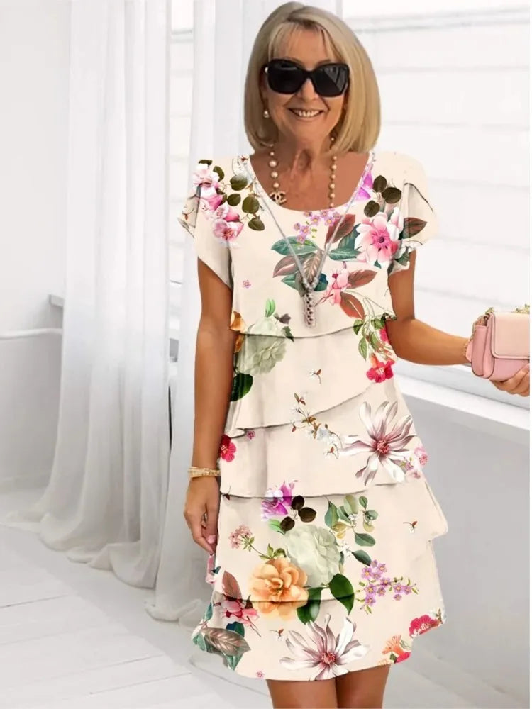 Margaret | Vestido Elegante con Volantes