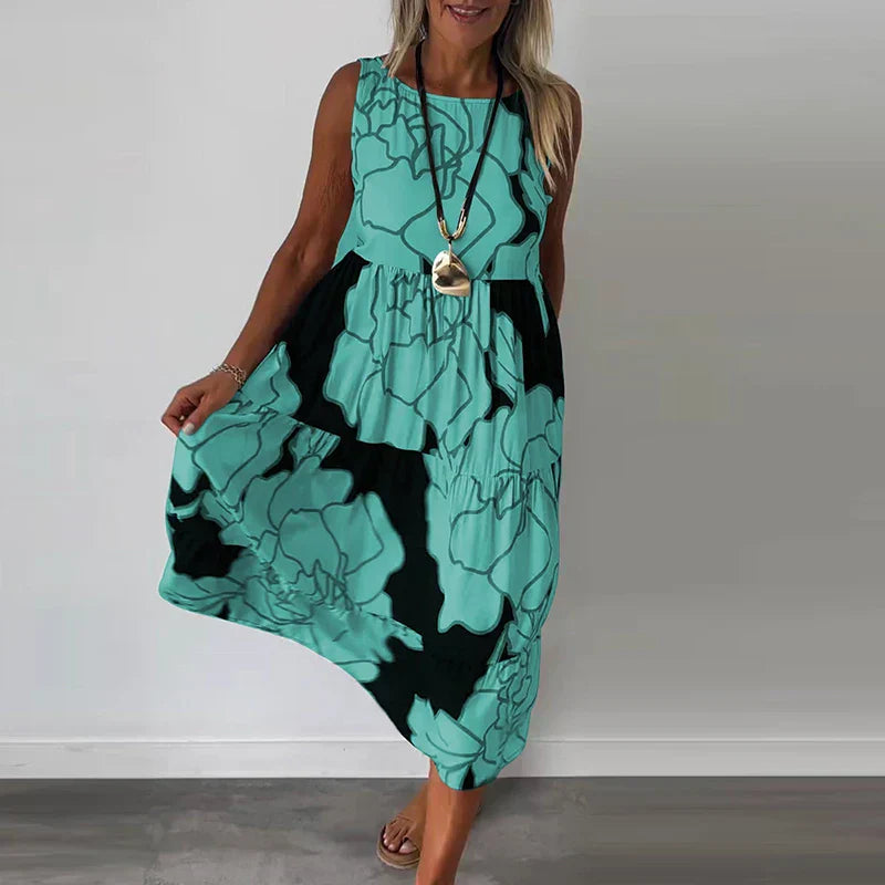 Belle - Vestido Maxi Sin Mangas