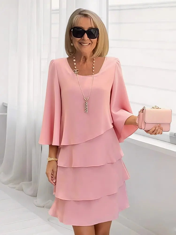 Patricia | Vestido con Volantes de Confort Elegante