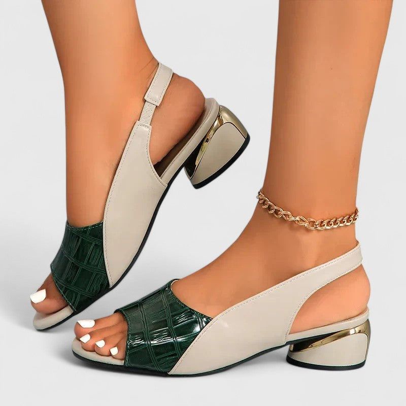 María | Sandalias de cuero elegantes