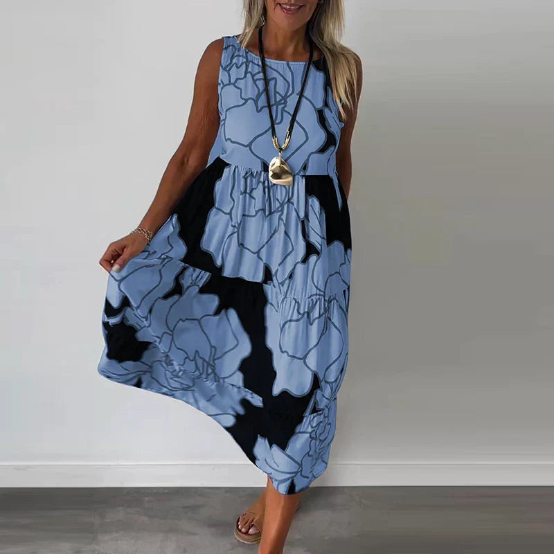 Belle - Vestido Maxi Sin Mangas