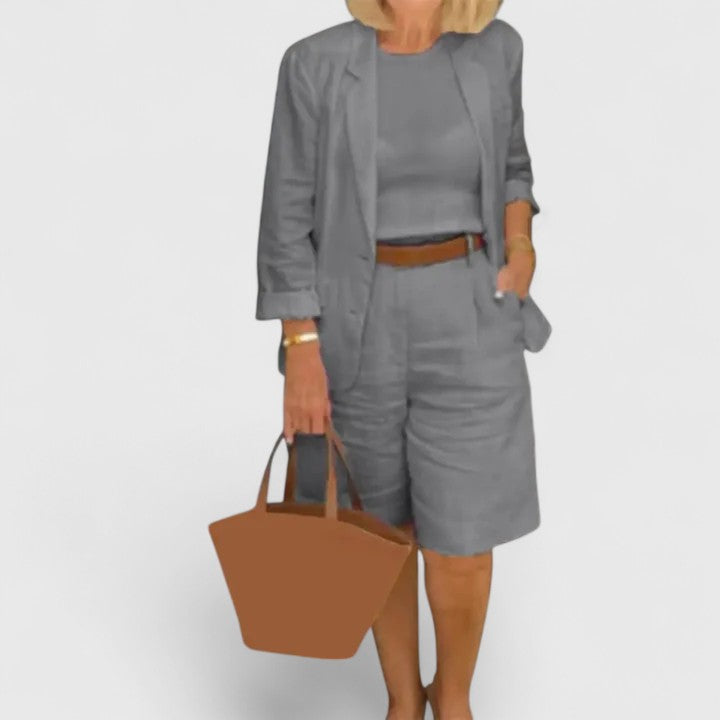 Railey | Conjunto de Traje Elegante de 2 Piezas
