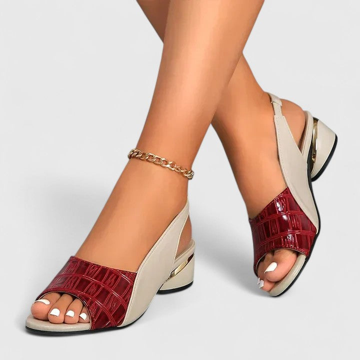 María | Sandalias de cuero elegantes