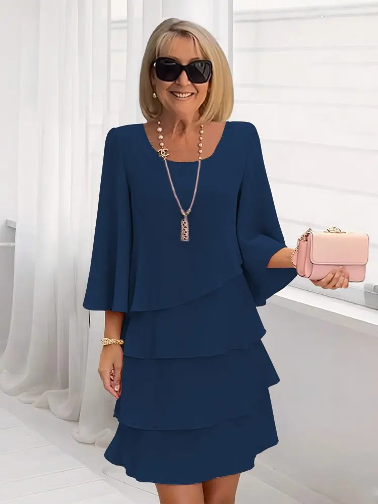 Patricia | Vestido con Volantes de Confort Elegante