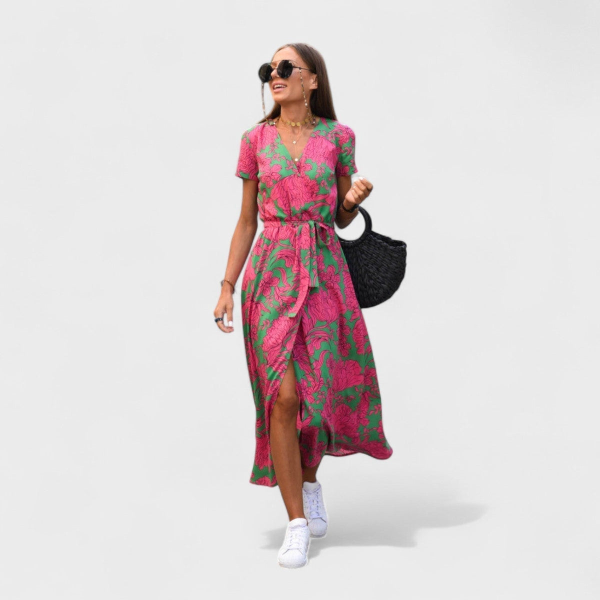 Lirio Rosa - Vestido Boho Chic