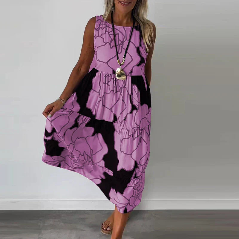 Belle - Vestido Maxi Sin Mangas