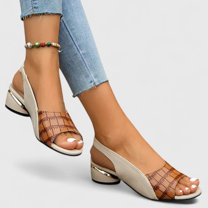 María | Sandalias de cuero elegantes
