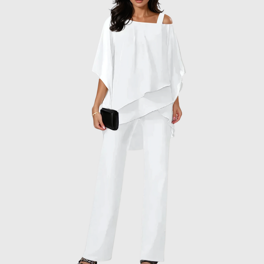 Gabrielle™ Conjunto de Dos Piezas en Capas