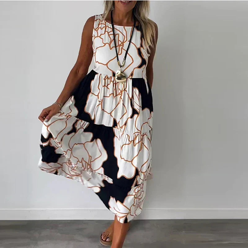 Belle - Vestido Maxi Sin Mangas