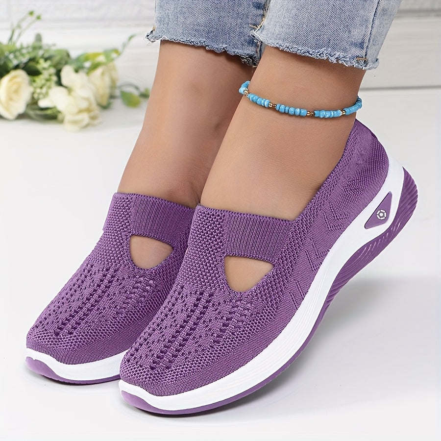 Zapatillas fáciles de poner, confort estable