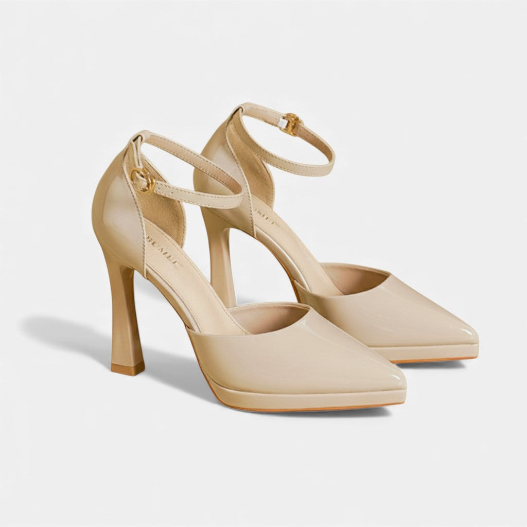 Evette Tacones de Cuero