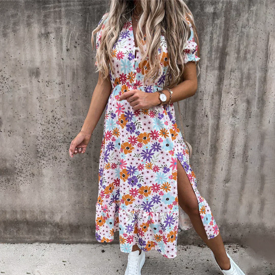 Ninna - Vestido Casual Floral