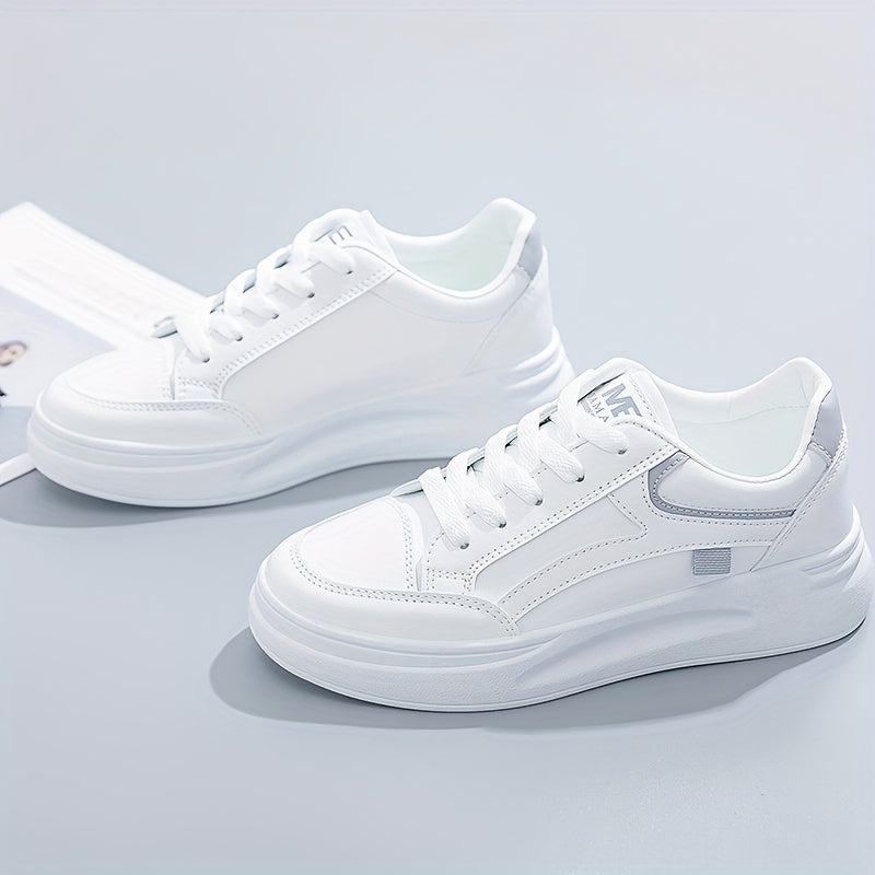 Zapatillas blancas chic confort ligero