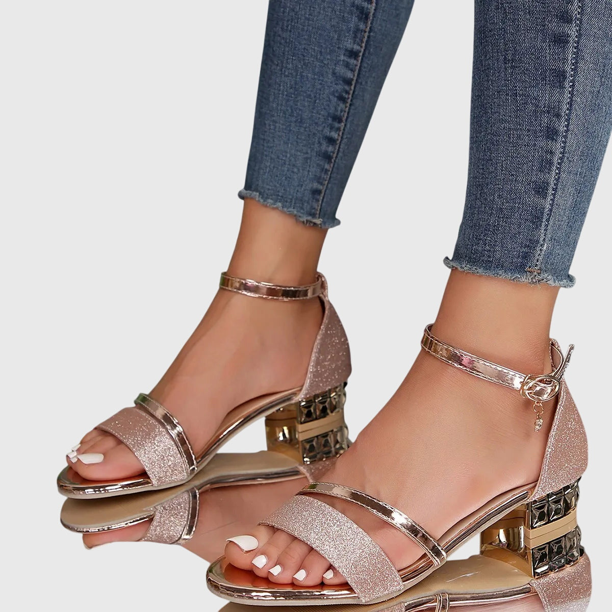 Alison™ | Sandalias de tacón ortopédico