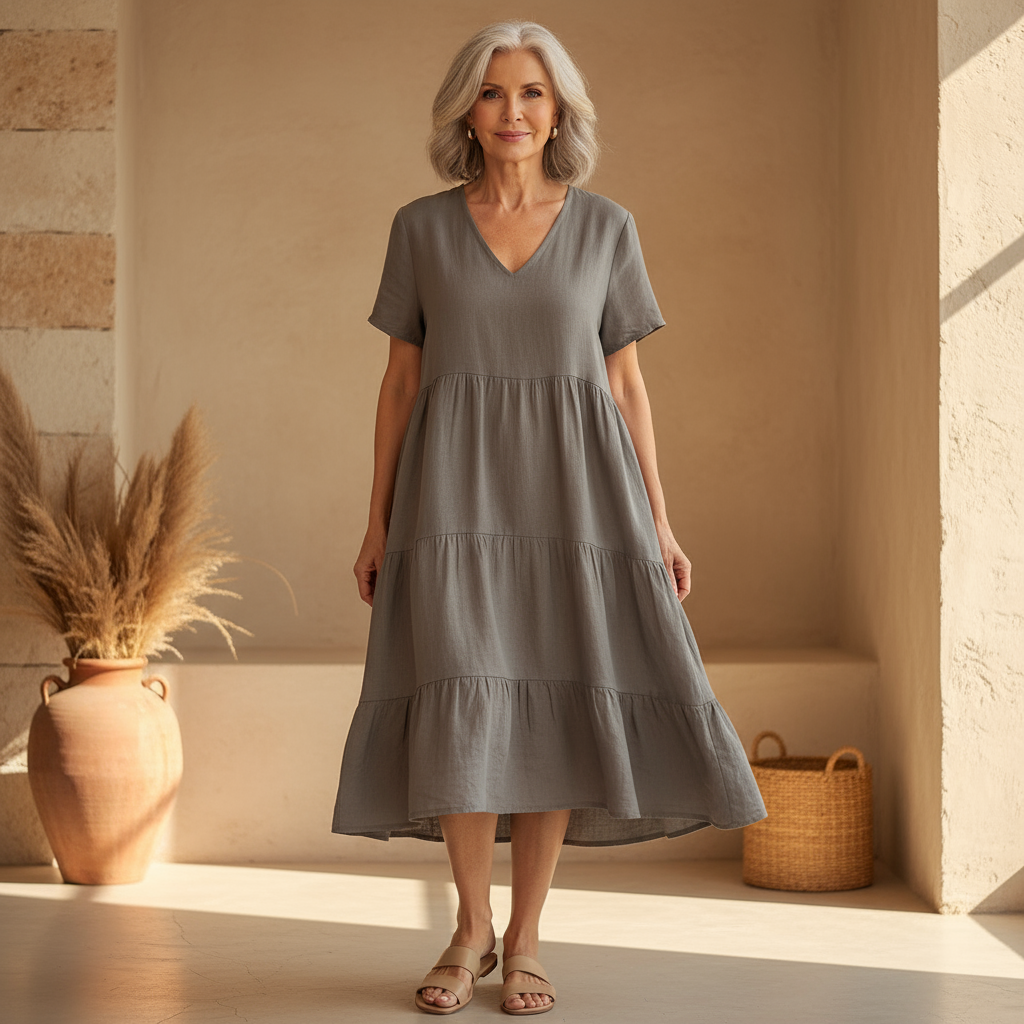 Bexley - Vestido Casual de Verano con Escote en V