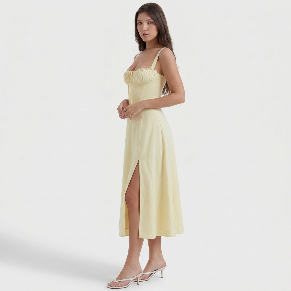 Luana - Vestido largo elegante