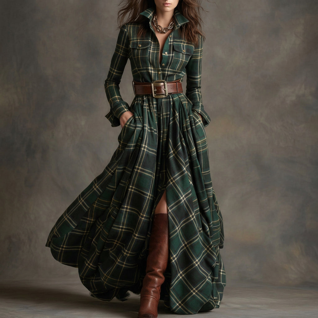 Mariana - Vestido Camisero Con Cinturón