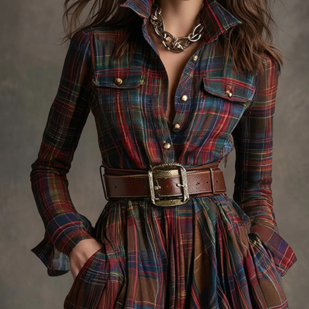 Mariana - Vestido Camisero Con Cinturón
