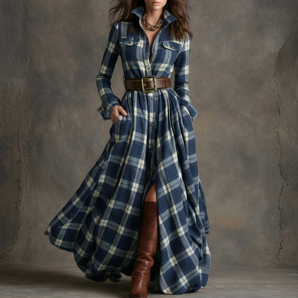 Mariana - Vestido Camisero Con Cinturón