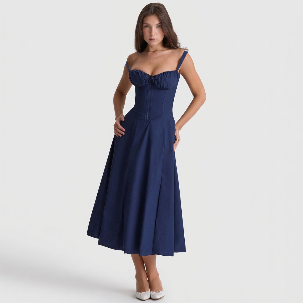 Luana - Vestido largo elegante