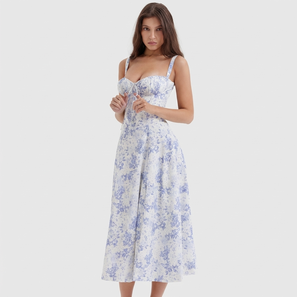 Luana - Vestido largo elegante