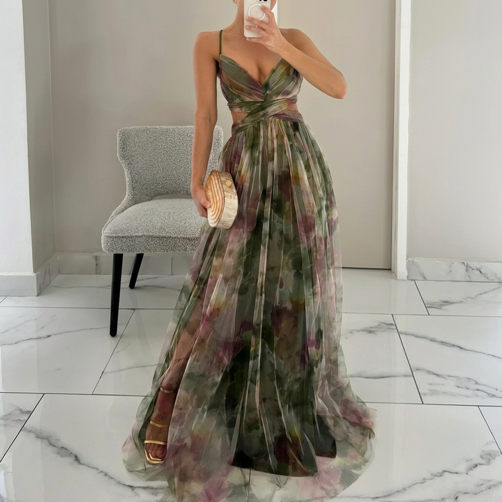 Margarida - Vestido Largo Con Estampado Floral