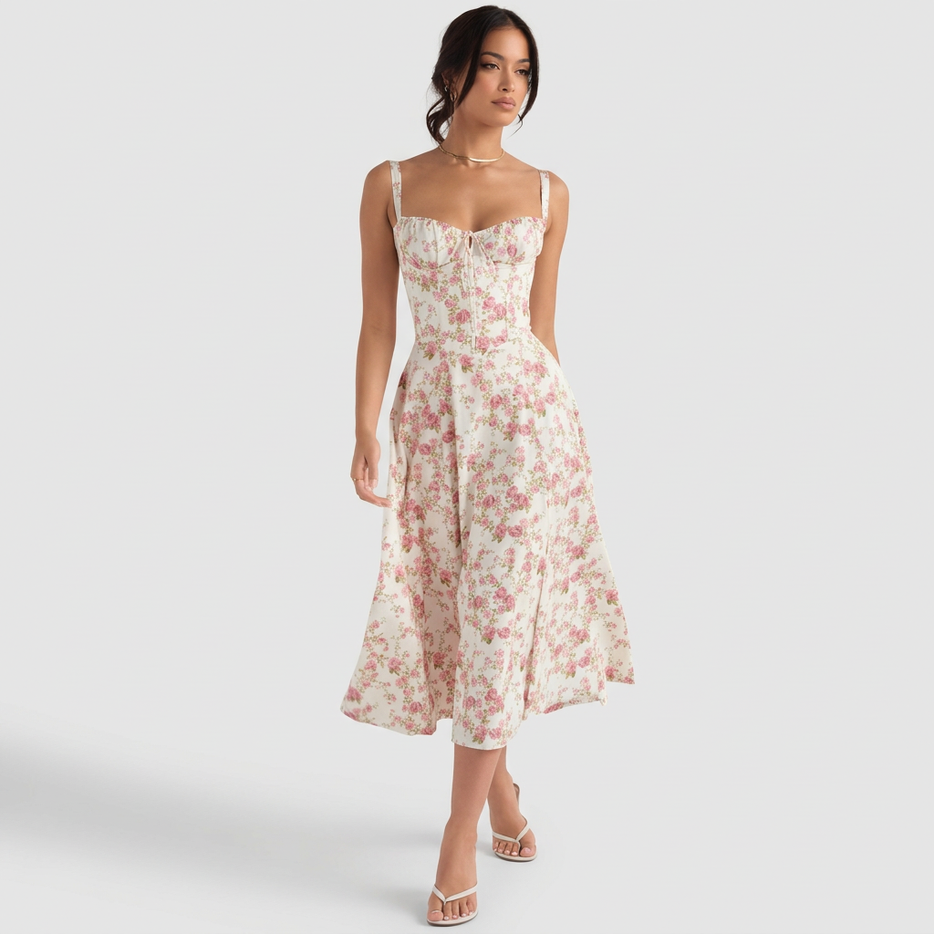 Luana - Vestido largo elegante