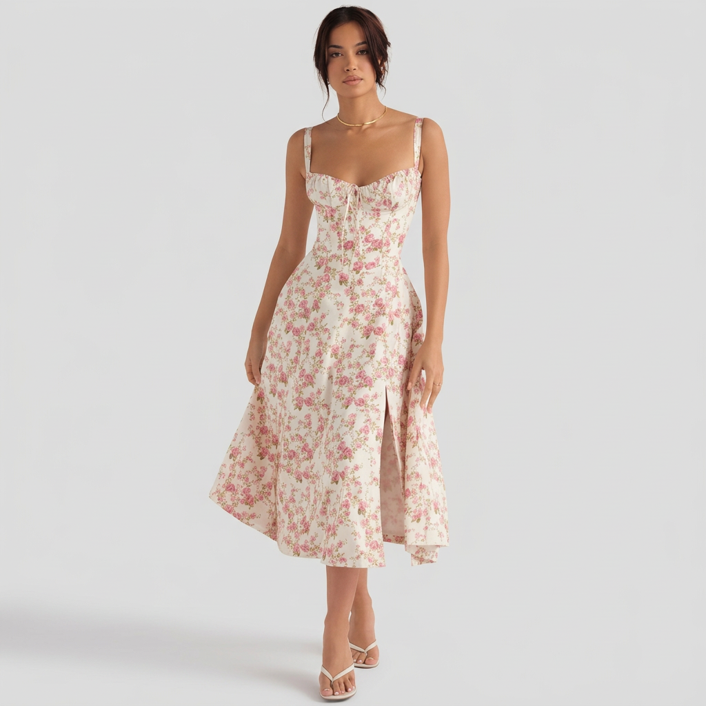 Luana - Vestido largo elegante