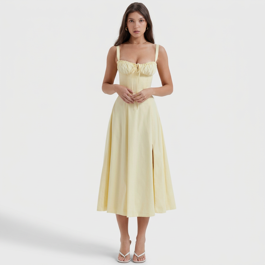 Luana - Vestido largo elegante