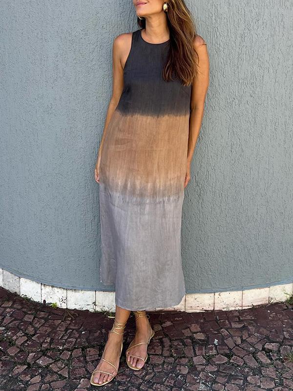 Heather - Vestido Casual con Degradado