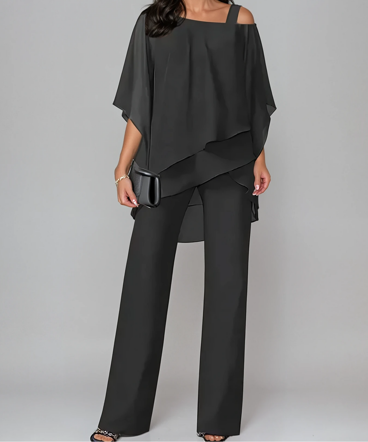 Gabrielle™ Conjunto de Dos Piezas en Capas