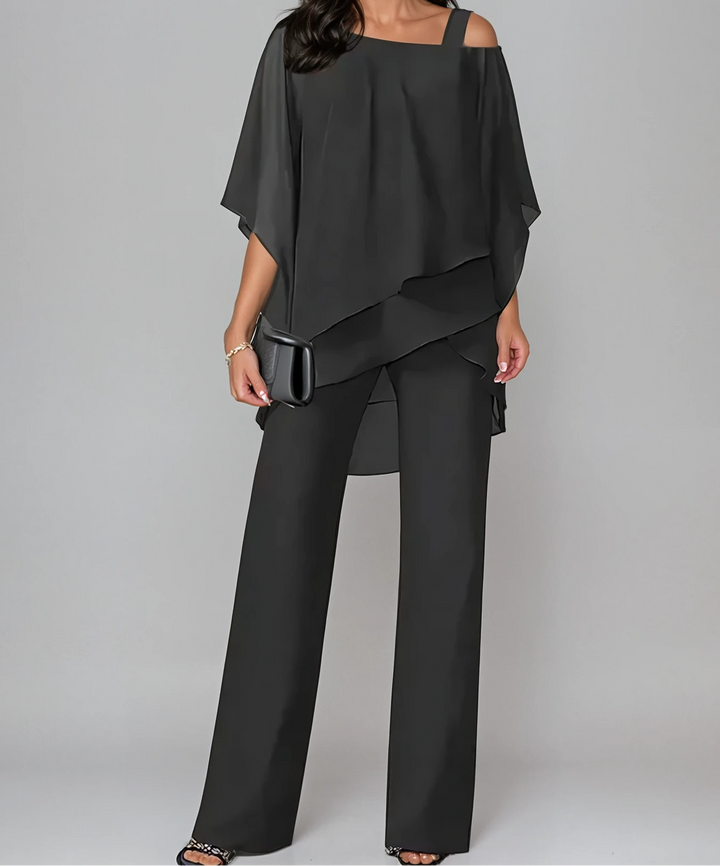 Gabrielle™ Conjunto de Dos Piezas en Capas