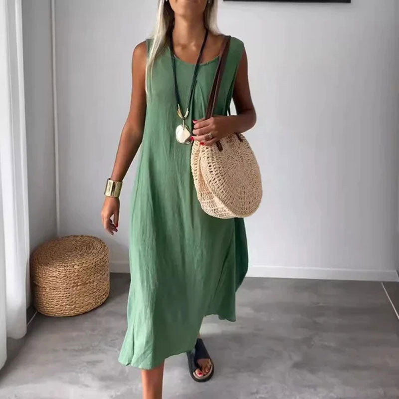 Amaris - Vestido Sin Mangas Relajado