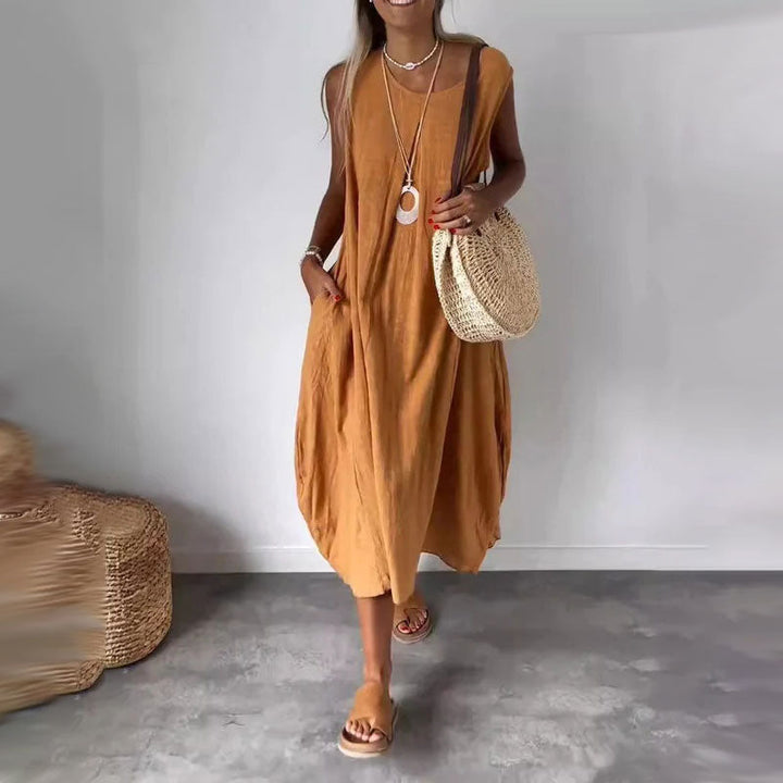 Amaris - Vestido Sin Mangas Relajado